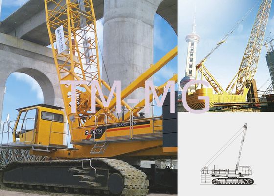 qualidade  Jib Tracked Hydraulic Crawler Crane QUY130, Knuckle Boom Crane for Lifting Heavy Things fábrica
