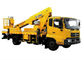 Reaching Up And Over Machinery Boom Lift Truck 3 Persons loading