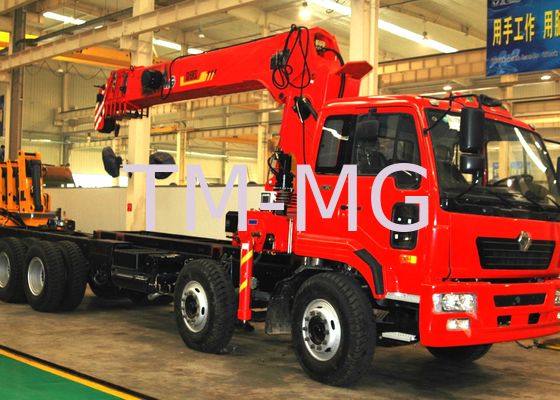 Guindaste montado do crescimento de 16 toneladas caminhão telescópico com 80 L/MIN, resistente