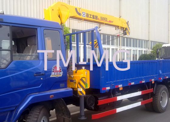 XCMG 4 Ton Hydraulic Boom Truck Crane, 25 L/MIN com elevado desempenho